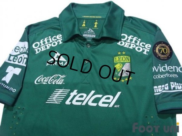 Photo3: Club Leon 2014 Home Shirt 70th Anniversary Model (3)