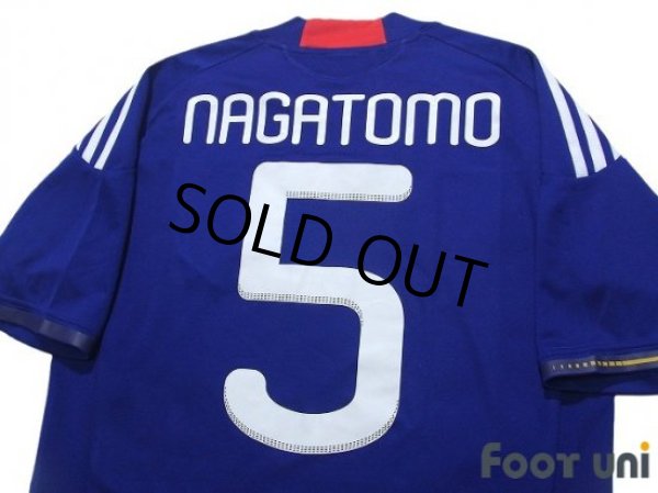 Photo4: Japan 2010 Home Shirt #5 Yuto Nagatomo (4)