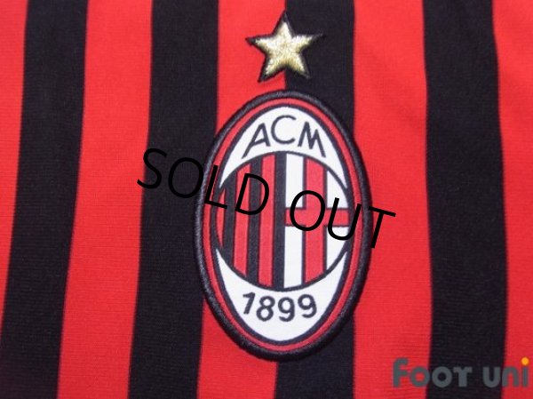 Photo5: AC Milan 2011-2012 Home Long Sleeve Shirt (5)