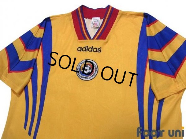 Photo3: Romania Euro 1996 Home Shirt (3)