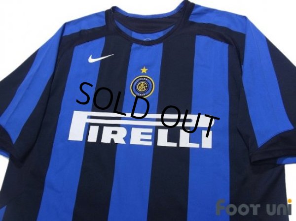 Photo3: Inter Milan 2005-2006 Home Shirt #20 Alvaro Recoba (3)