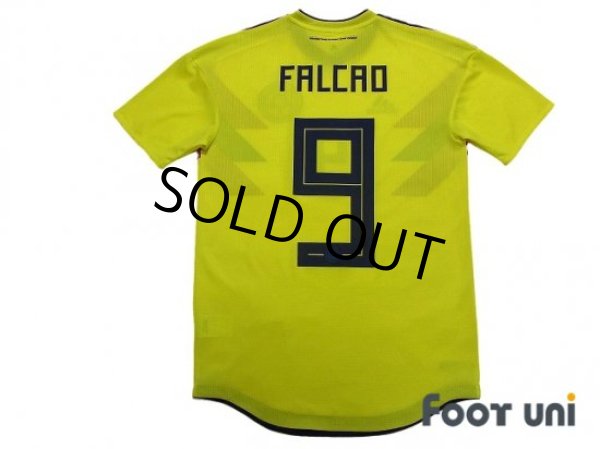 Photo2: Colombia 2018 Home Authentic Shirt #9 Radamel Falcao (2)