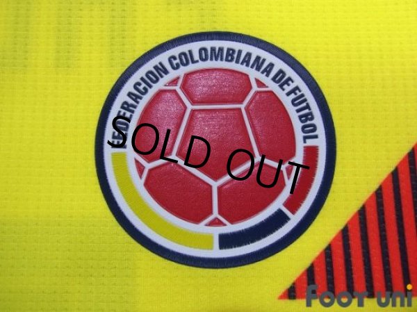 Photo5: Colombia 2018 Home Authentic Shirt #9 Radamel Falcao (5)