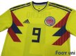 Photo3: Colombia 2018 Home Authentic Shirt #9 Radamel Falcao (3)