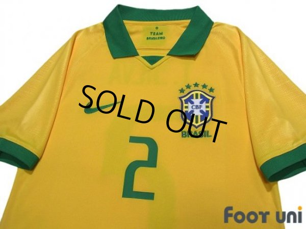 Photo3: Brazil 2019 Home Shirt #2 Thiago Silva (3)