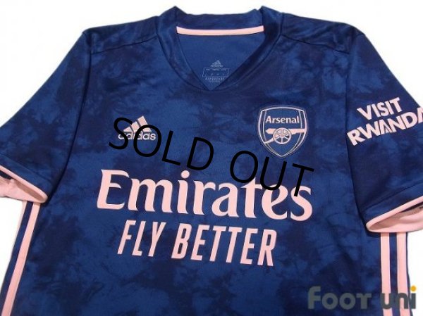 Photo3: Arsenal 2020-2021 Third Shirt #9 Alexandre Lacazette w/tags (3)