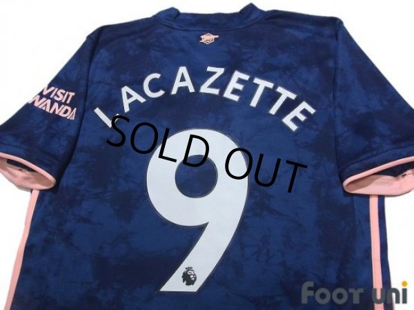 Photo4: Arsenal 2020-2021 Third Shirt #9 Alexandre Lacazette w/tags (4)