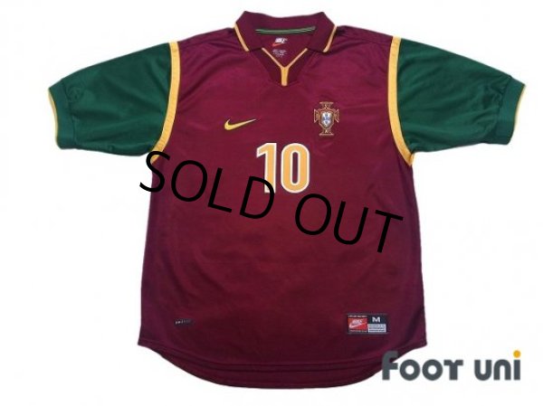 Photo1: Portugal 1998 Home Shirt #10 Rui Costa (1)