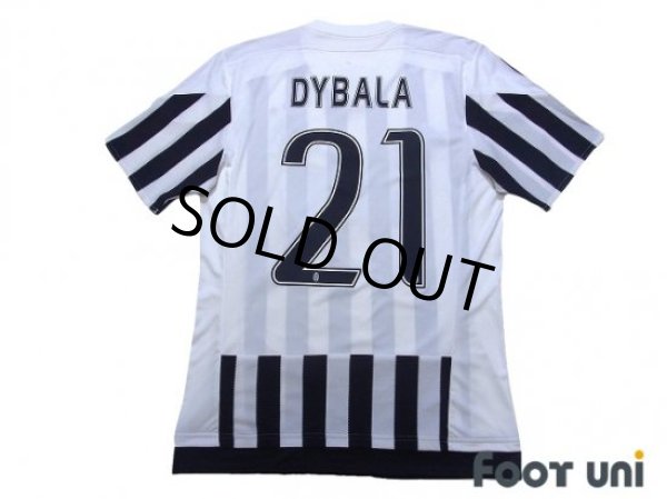 Photo2: Juventus 2015-2016 Home Shirt #21 Paulo Dybala (2)