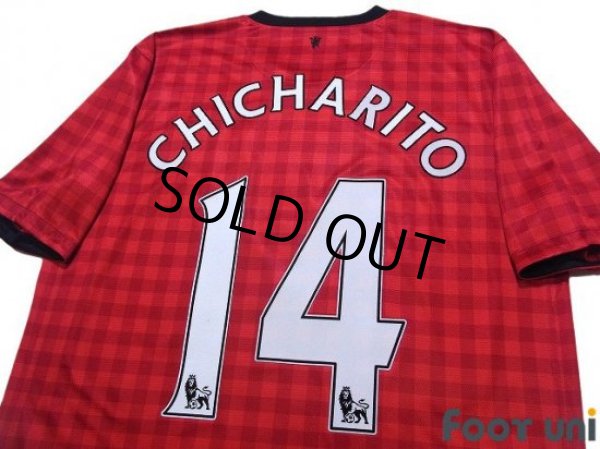 Photo4: Manchester United 2012-2013 Home Shirt #14 Chicharito Hernandez (4)