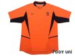 Photo1: Netherlands 2002 Home Shirt (1)