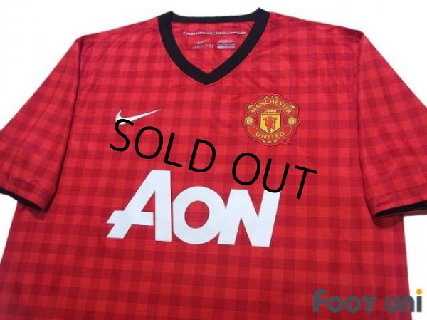 Photo3: Manchester United 2012-2013 Home Shirt #14 Chicharito Hernandez (3)