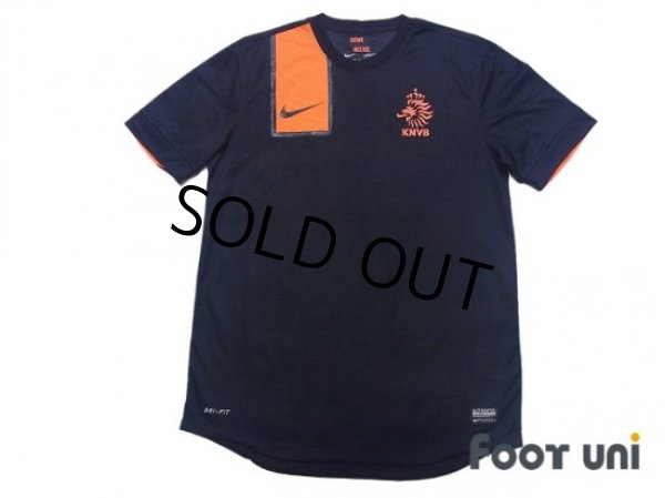 Photo1: Netherlands 2012 Away Shirt (1)