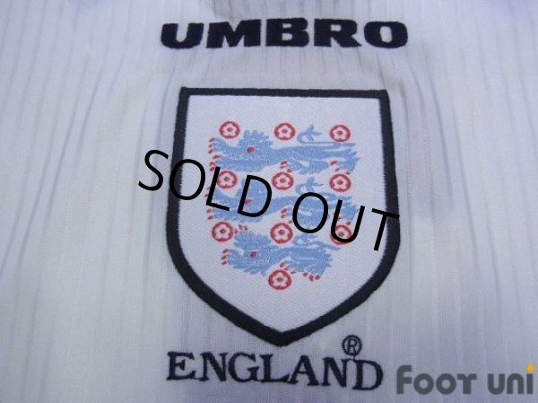 Photo6: England 1998 Home Shirt #7 Beckham (6)