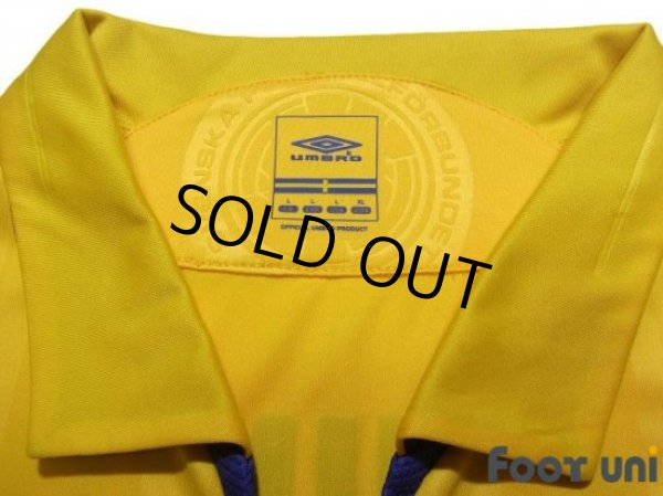 Photo5: Sweden 2009-2010 Home Shirt #10 Ibrahimovic (5)