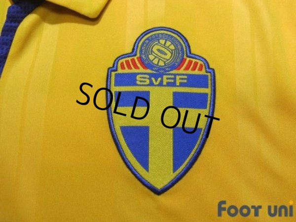 Photo6: Sweden 2009-2010 Home Shirt #10 Ibrahimovic (6)