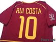 Photo4: Portugal 2002 Home Authentic Shirt #10 Rui Costa 2002 FIFA World Cup Korea Japan Patch/Badge (4)