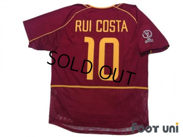 Photo2: Portugal 2002 Home Authentic Shirt #10 Rui Costa 2002 FIFA World Cup Korea Japan Patch/Badge (2)