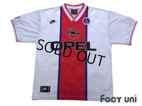 Photo1: Paris Saint Germain 1995-1996 Away Shirt (1)