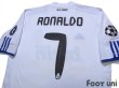 Photo4: Real Madrid 2010-2011 Home Shirt #7 Ronaldo Champions League Patch/Badge UEFA Champions League Trophy Patch - 9 (4)