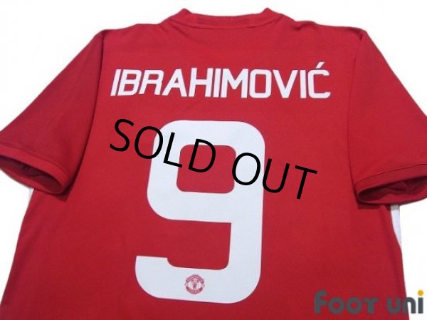 Photo4: Manchester United 2016-2017 Home Shirt #9 Zlatan Ibrahimović (4)