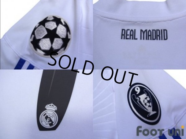 Photo7: Real Madrid 2010-2011 Home Shirt #7 Ronaldo Champions League Patch/Badge UEFA Champions League Trophy Patch - 9 (7)