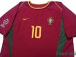 Photo3: Portugal 2002 Home Authentic Shirt #10 Rui Costa 2002 FIFA World Cup Korea Japan Patch/Badge (3)