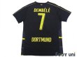 Photo2: Borussia Dortmund 2016-2017 Away Shirt #7 Ousmane Dembele (2)