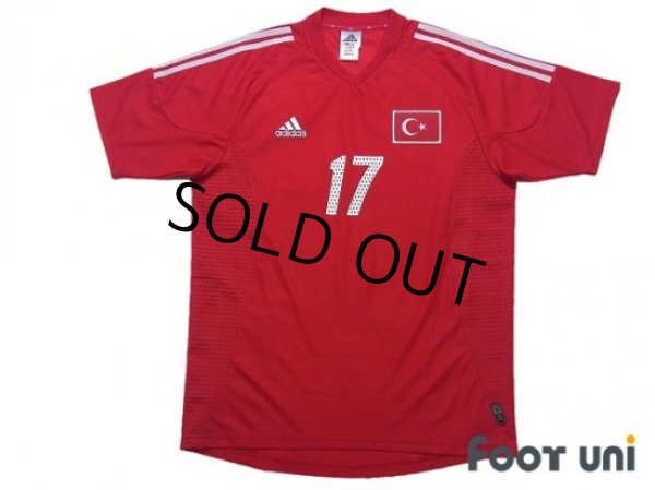 Photo1: Turkey 2002 Away Shirt #17 Ilhan Mansız (1)