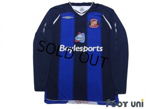 Photo1: Sunderland 2008-2009 Away Long Sleeve Shirt (1)