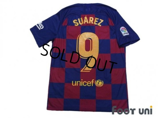 Photo2: FC Barcelona 2019-2020 Home Shirt #9 Luis Suarez La Liga Patch/Badge (2)