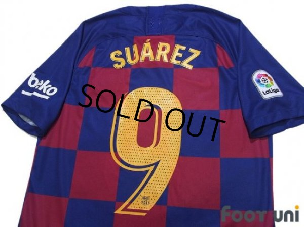 Photo4: FC Barcelona 2019-2020 Home Shirt #9 Luis Suarez La Liga Patch/Badge (4)