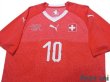 Photo3: Switzerland 2018 Home Shirt #10 Granit Xhaka (3)