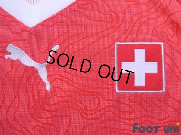 Photo6: Switzerland 2018 Home Shirt #10 Granit Xhaka (6)