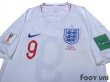 Photo3: England 2018 Home Shirt #9 Harry Kane FIFA World Cup 2018 Russia Patch/Badge (3)