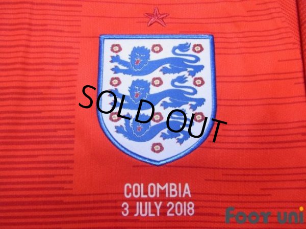 Photo6: England 2018 Away Shirt #9 Harry Kane FIFA World Cup 2018 Russia Patch/Badge (6)
