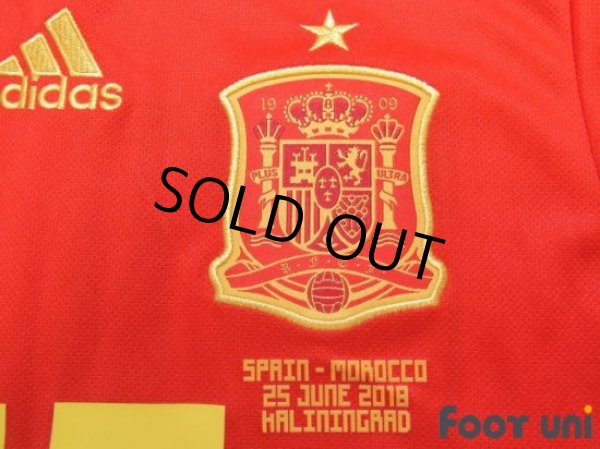 Photo6: Spain 2018 Home Shirt #22 Isco FIFA World Cup Russia 2018 Patch/Badge w/tags (6)