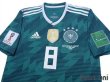 Photo3: Germany 2018 Away Authentic Shirt #8 Kroos FIFA World Cup Russia 2018 Patch/Badge (3)