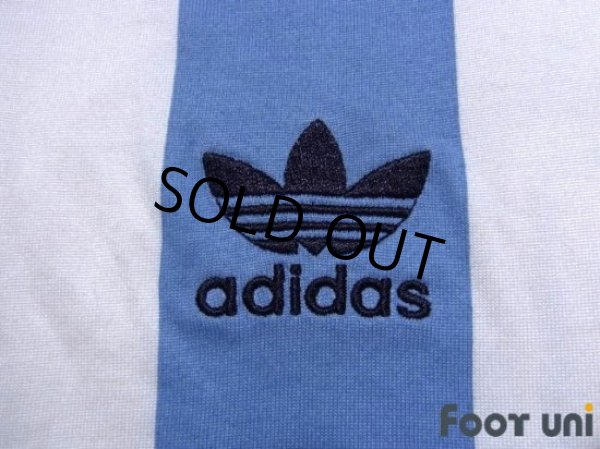 Photo7: Argentina 1992-1993 Home Reprint Long Sleeve Shirt #10 (7)