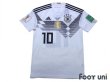 Photo1: Germany 2018 Home Shirt #10 Ozil FIFA World Cup Russia 2018 Patch/Badge w/tags (1)