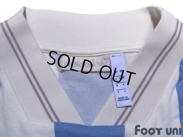 Photo5: Argentina 1992-1993 Home Reprint Long Sleeve Shirt #10 (5)