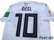 Photo4: Germany 2018 Home Shirt #10 Ozil FIFA World Cup Russia 2018 Patch/Badge w/tags (4)