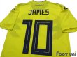 Photo4: Colombia 2018 Home Authentic Shirt #10 James Rodríguez w/tags (4)