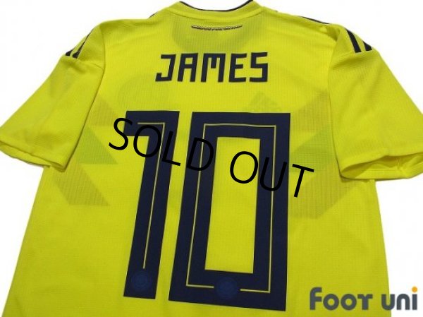 Photo4: Colombia 2018 Home Authentic Shirt #10 James Rodríguez w/tags (4)