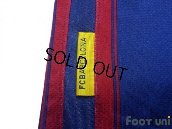 Photo7: FC Barcelona 2009-2010 Home Long Sleeve Shirt LFP Patch/Badge (7)