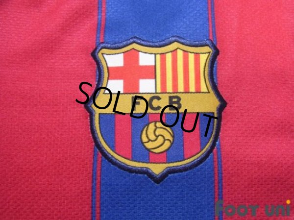 Photo5: FC Barcelona 2009-2010 Home Long Sleeve Shirt LFP Patch/Badge (5)