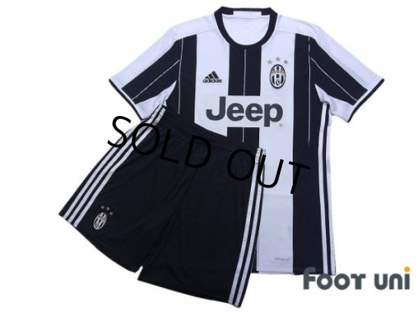 Photo1: Juventus 2016-2017 Home Shirt and Shorts Set (1)