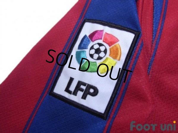 Photo6: FC Barcelona 2009-2010 Home Long Sleeve Shirt LFP Patch/Badge (6)
