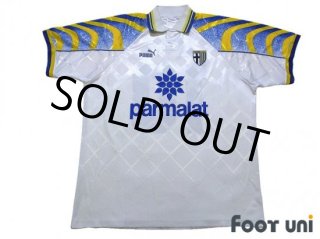 95/96 パルマ　ホーム半袖　サイズ不明(Lくらい) Parma Serie A - Football Shirts,Soccer Jerseys,Vintage Classic