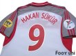 Photo4: Turkey Euro 2000 Home Shirt #9 Hakan Sukur UEFA Euro 2000 Patch/Badge UEFA Fair Play Patch/Badge (4)